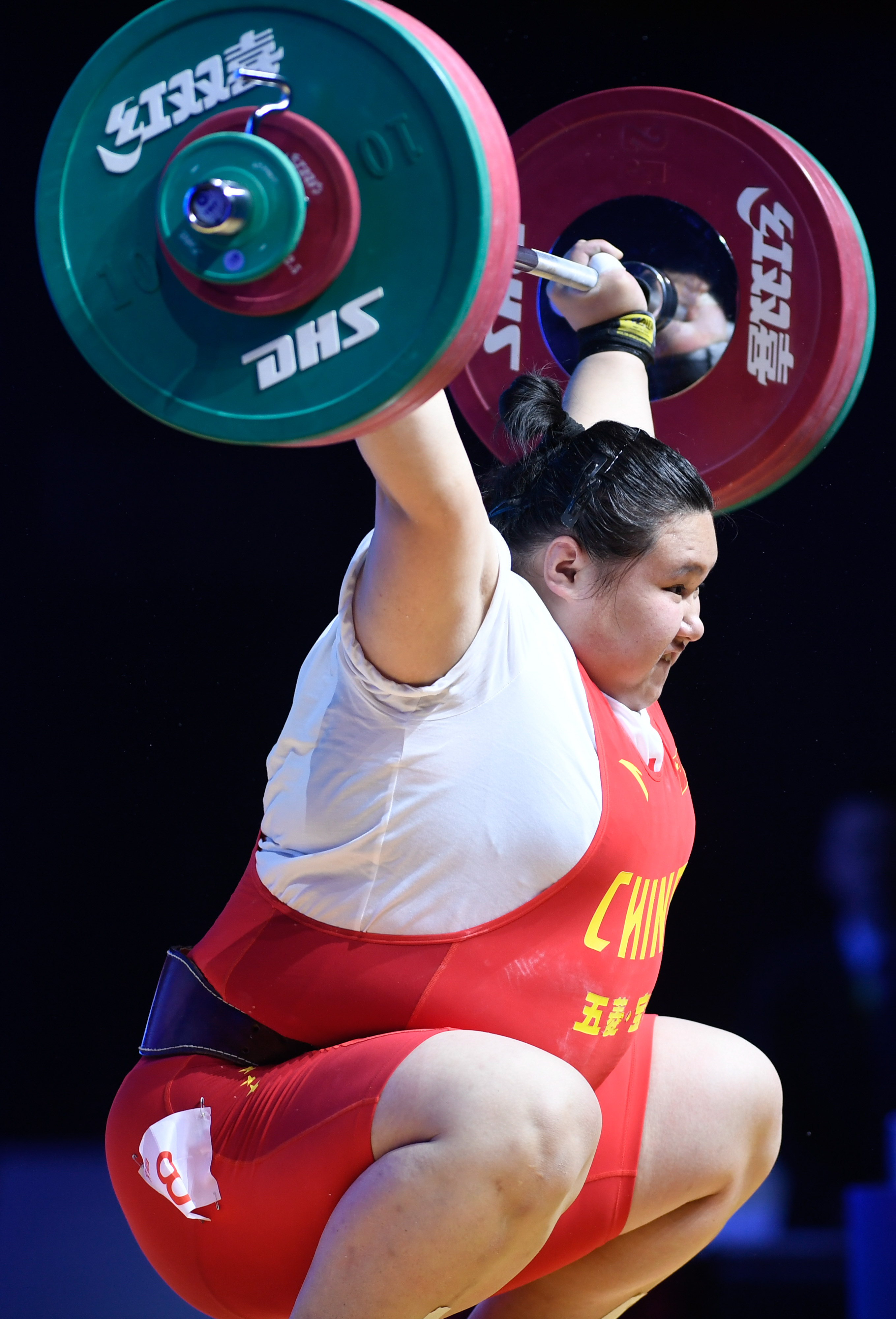 (体育)(3)举重——亚锦赛:李雯雯打破女子87公斤以上级抓举世界纪录