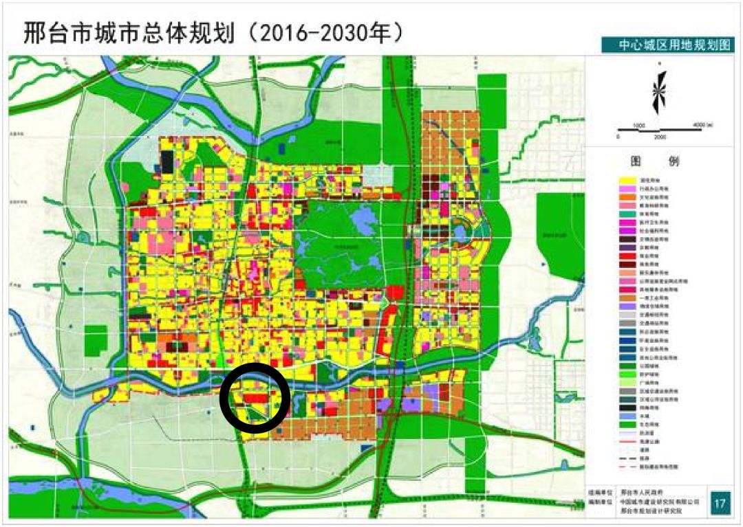 这是邢台市2030年城市发展的远景规划图